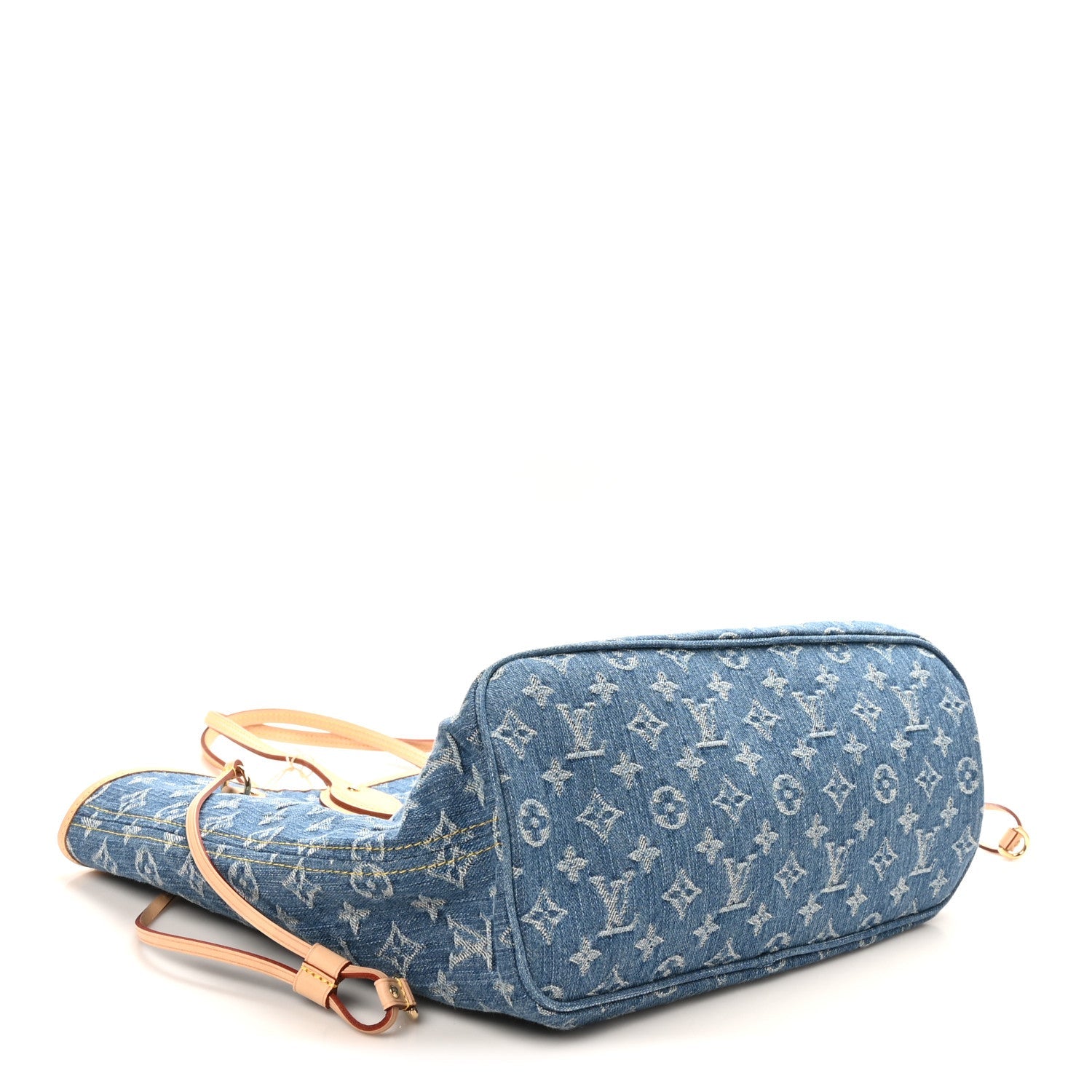 Louis Vuitton Monogram Denim Neo Neverfull MM Blue