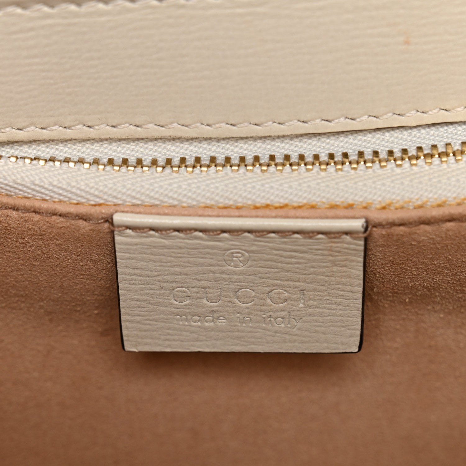 Gucci GG Supreme Monogram Horsebit 1955 Shoulder Bag Beige Mystic White