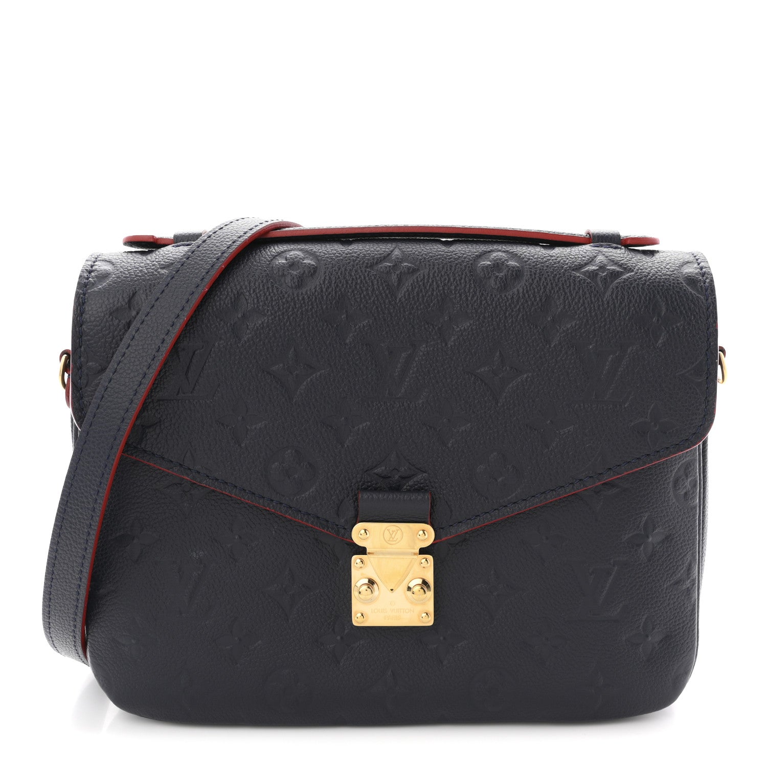 Louis Vuitton Empreinte Pochette Metis Marine Rouge