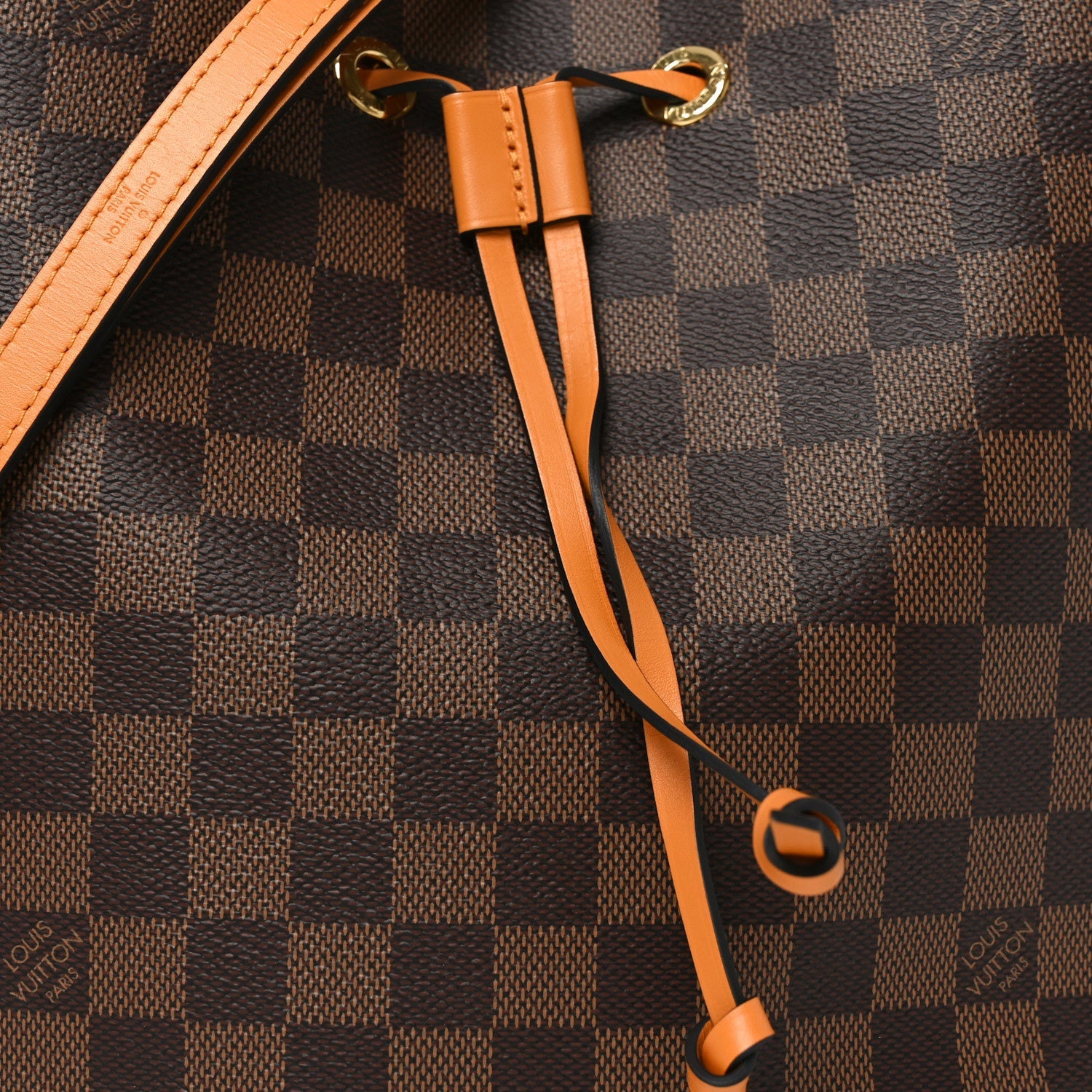 Louis Vuitton Damier Ebene Neonoe MM Safran
