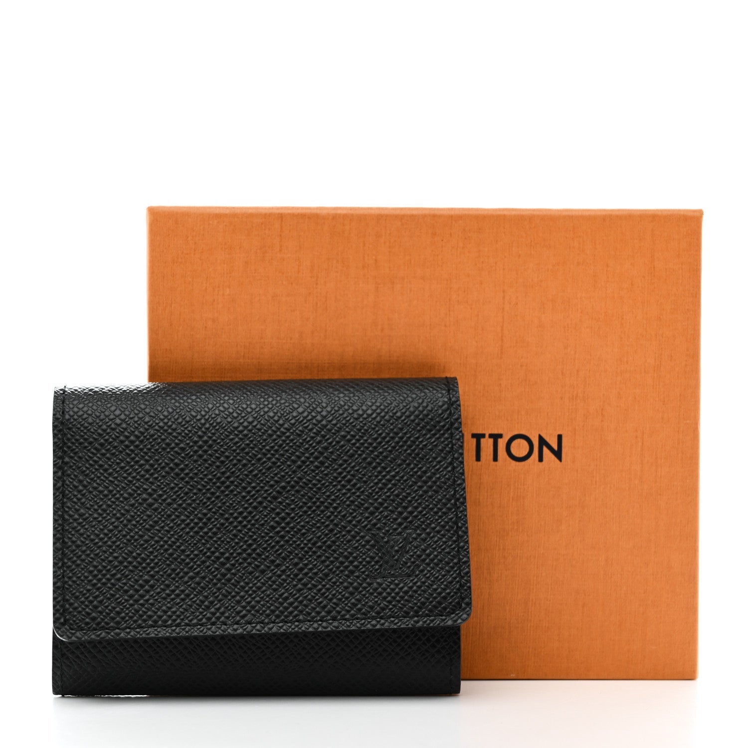 Louis Vuitton Taiga Enveloppe Carte De Visite Ardoise