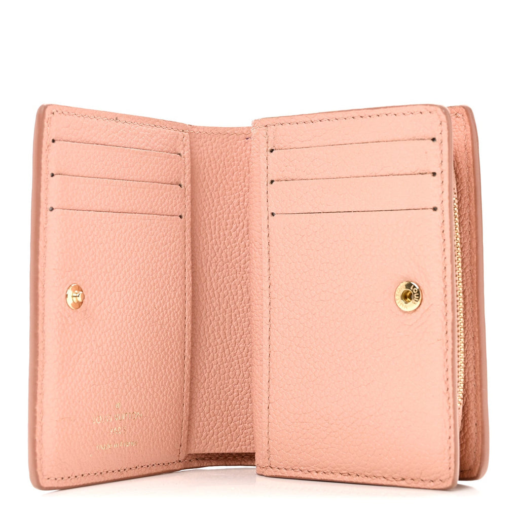 Louis Vuitton Empreinte Monogram Giant Clea Wallet Rose Trianon Creme