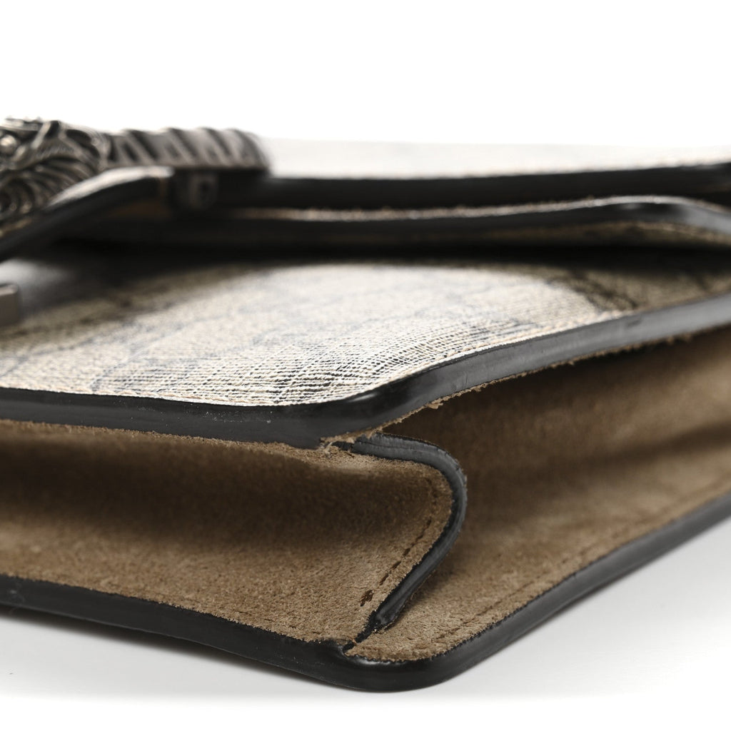 Gucci GG Supreme Monogram Mini Dionysus Shoulder Bag Taupe