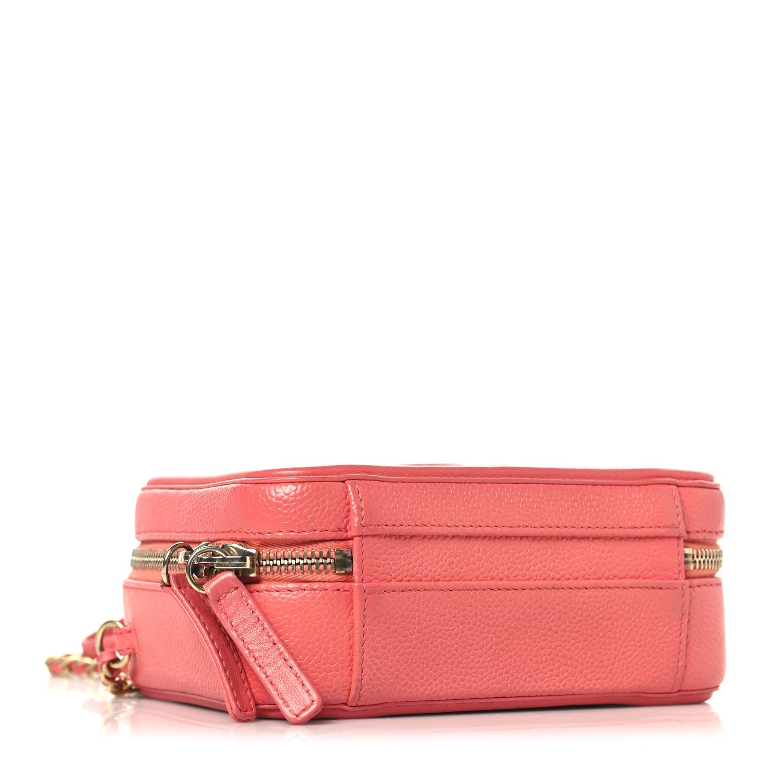 Chanel Caviar Quilted Small CC Filigree Vanity Case Pink