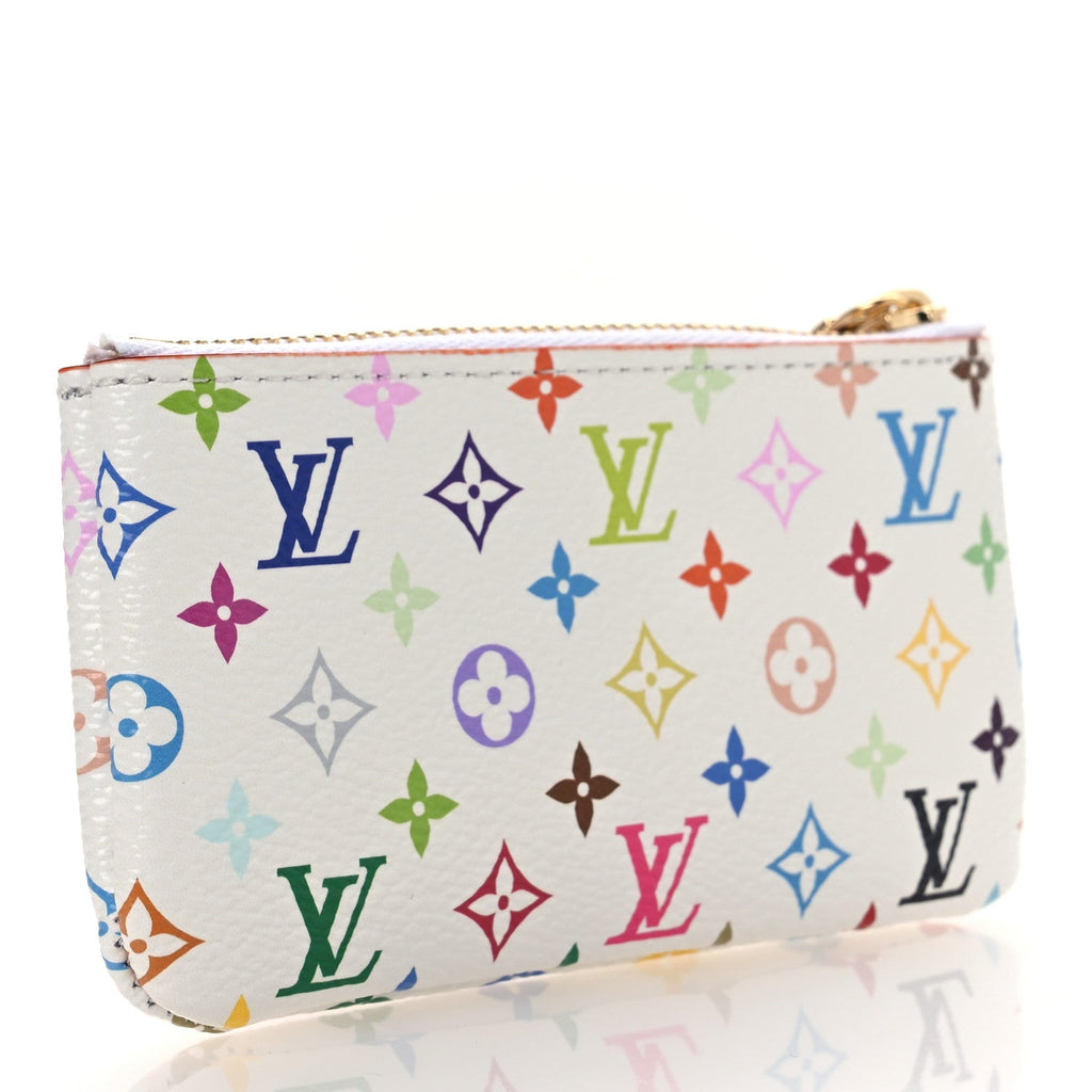 Louis Vuitton LV X TM Monogram Multicolor Key Pouch White
