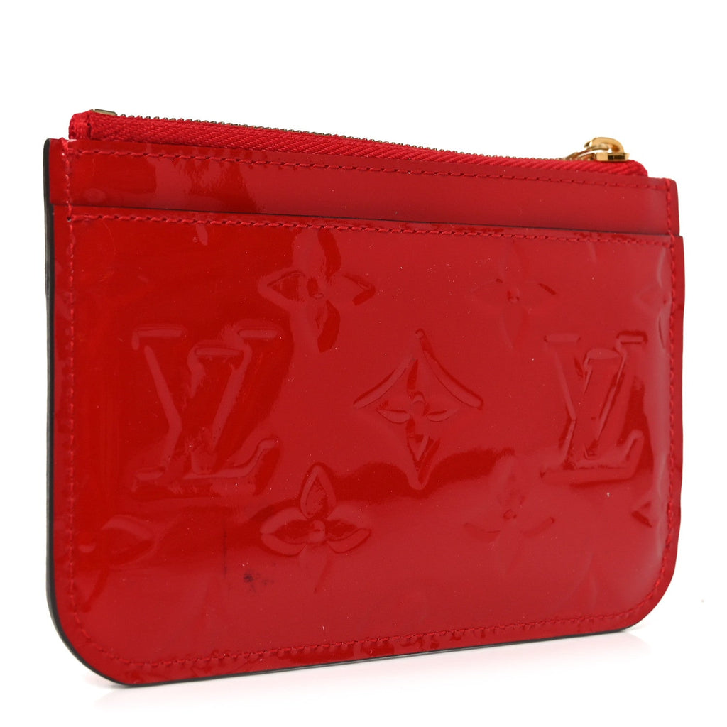 Louis Vuitton Vernis Key Pouch NM Cherry