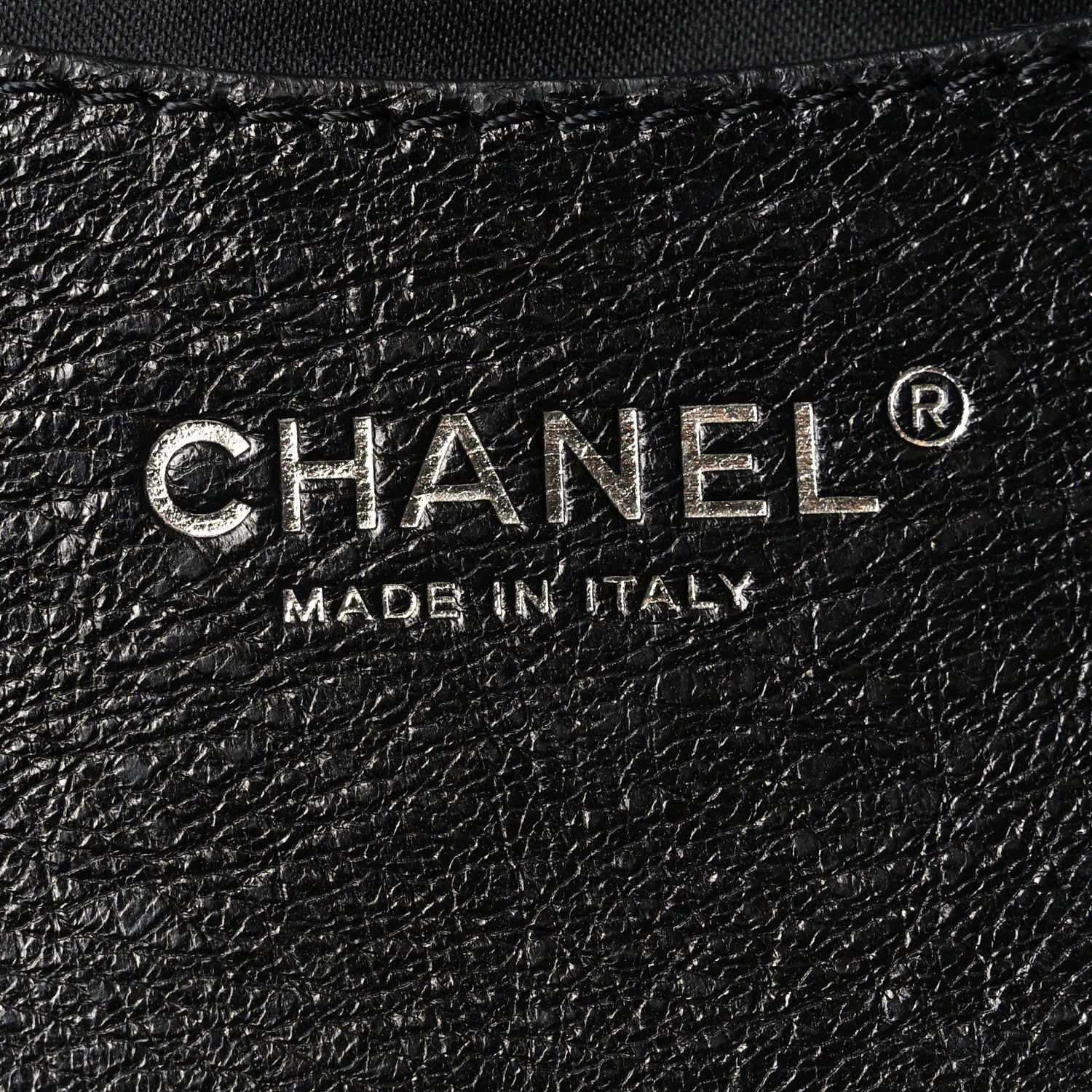 Chanel Glazed Calfskin Large On The Road Tote Black