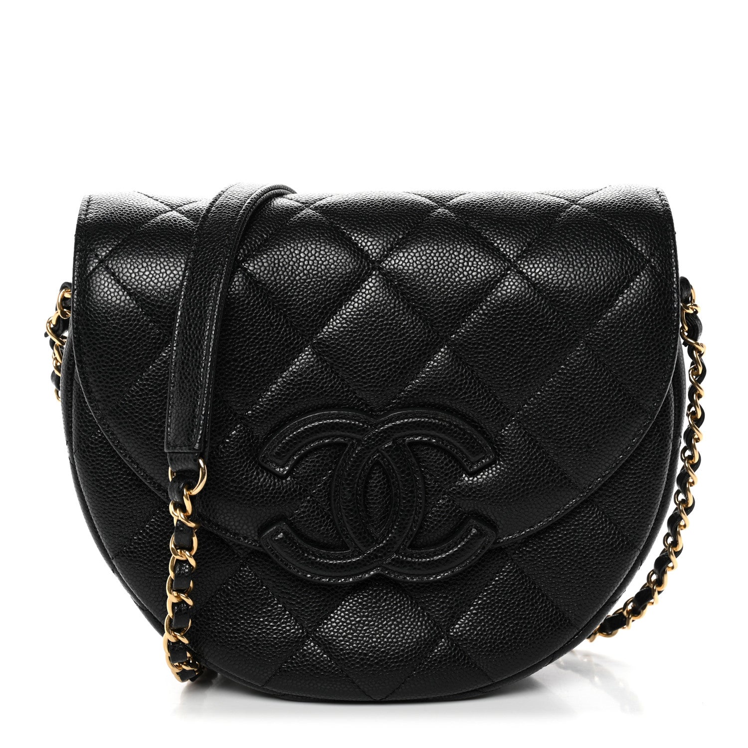 Chanel Caviar Quilted Small Messenger Flap Black