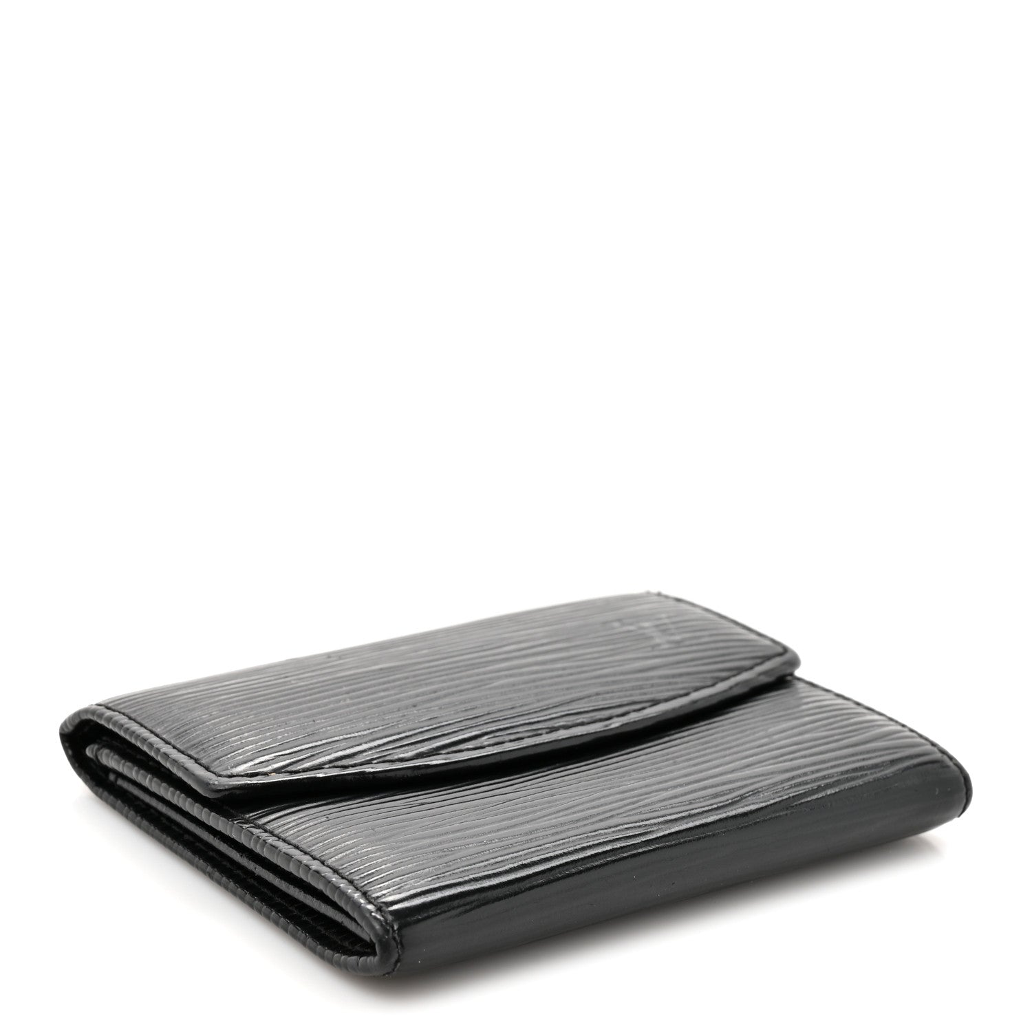 Louis Vuitton Epi Coin Purse Wallet Black