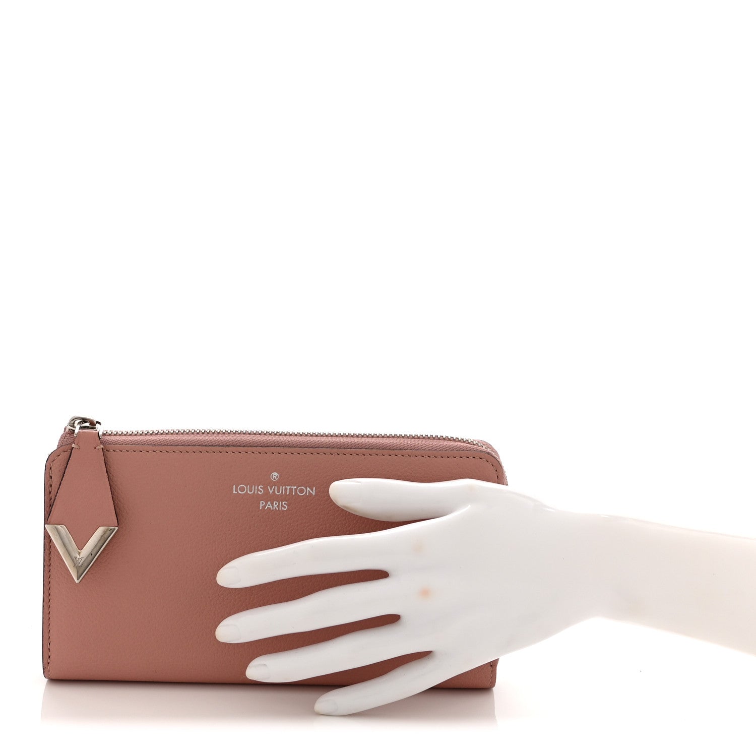 Louis Vuitton Veau Cachemire Comete Wallet Magnolia