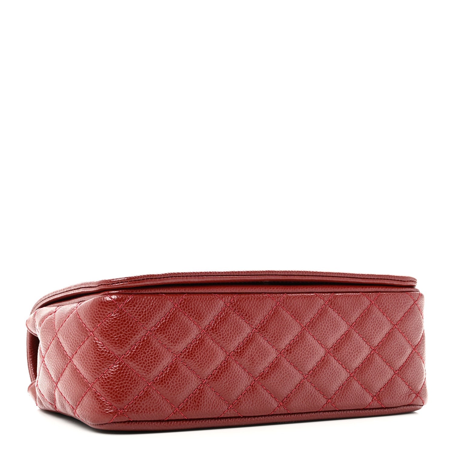Chanel Caviar Medium Timeless CC Flap Dark Red