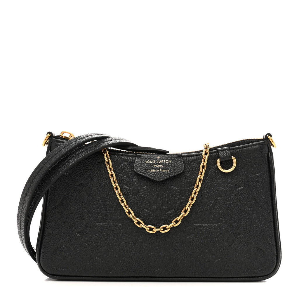 Louis Vuitton Empreinte Easy Pouch On Strap Black