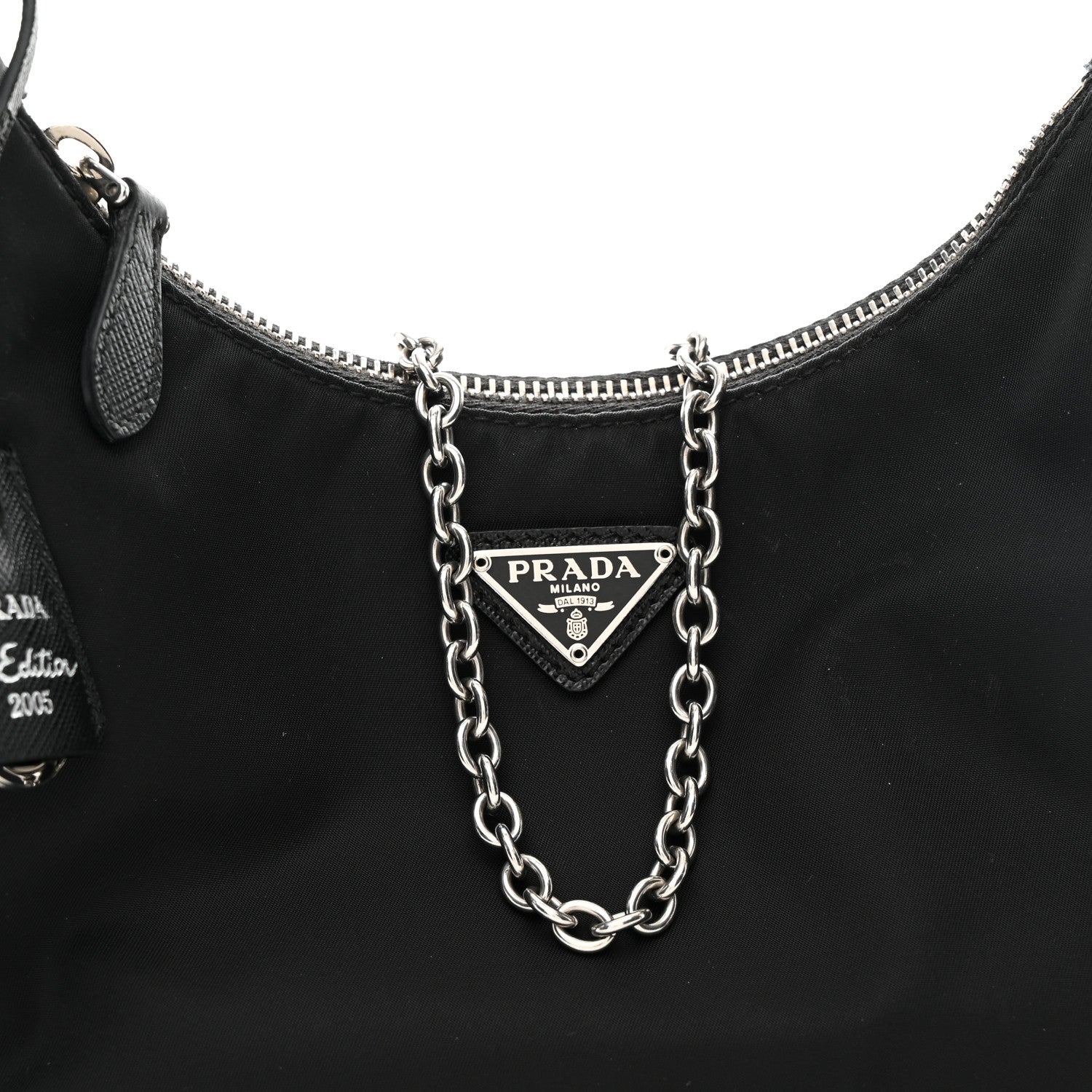 Prada Nylon Re-Edition 2005 Shoulder Bag Black