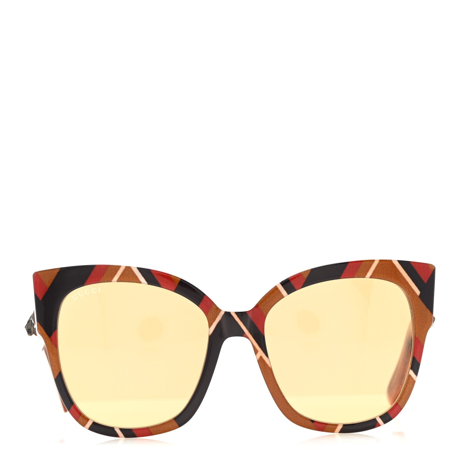 Gucci Acetate Square Frame Sunglasses GG0059S Multicolor