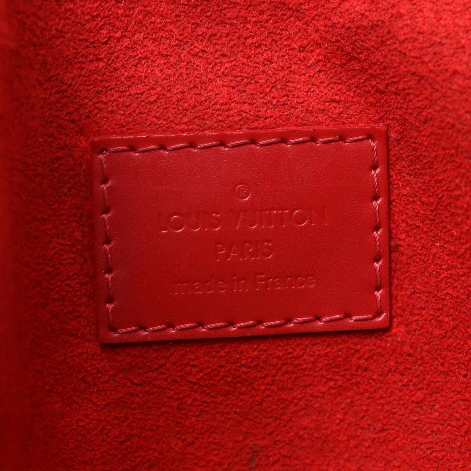 Louis Vuitton Damier Ebene Caissa Hobo Cherry