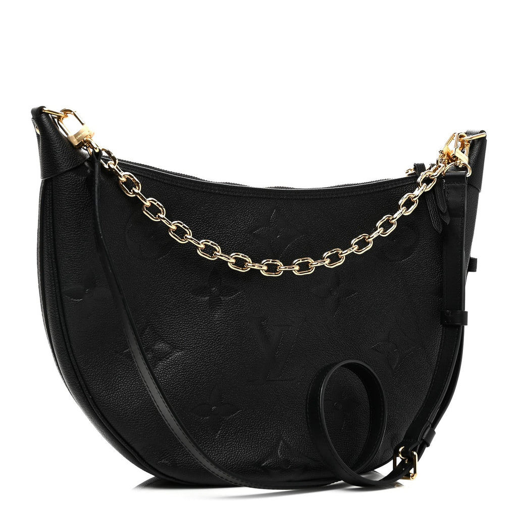 Louis Vuitton Empreinte Monogram Giant Loop Hobo Black