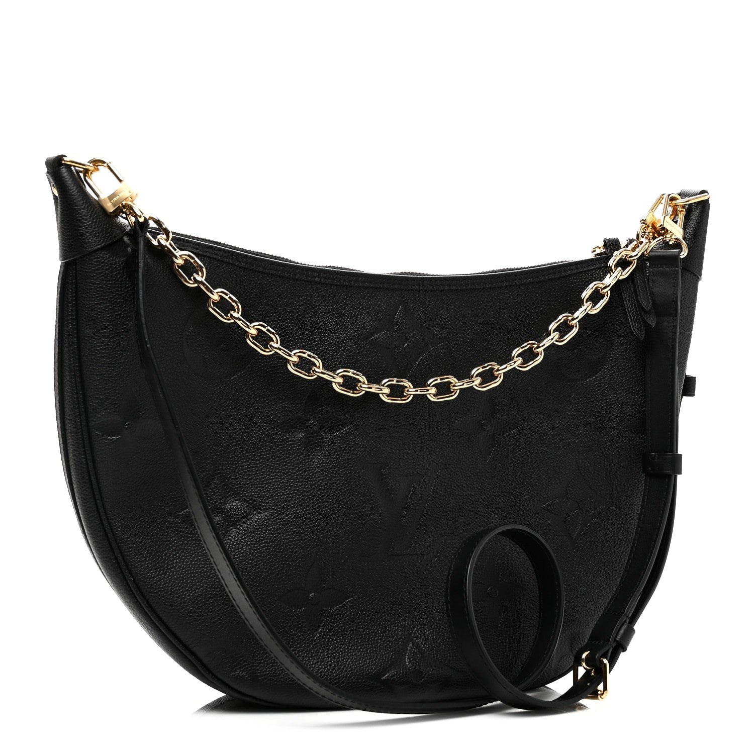 Louis Vuitton Empreinte Monogram Giant Loop Hobo Black