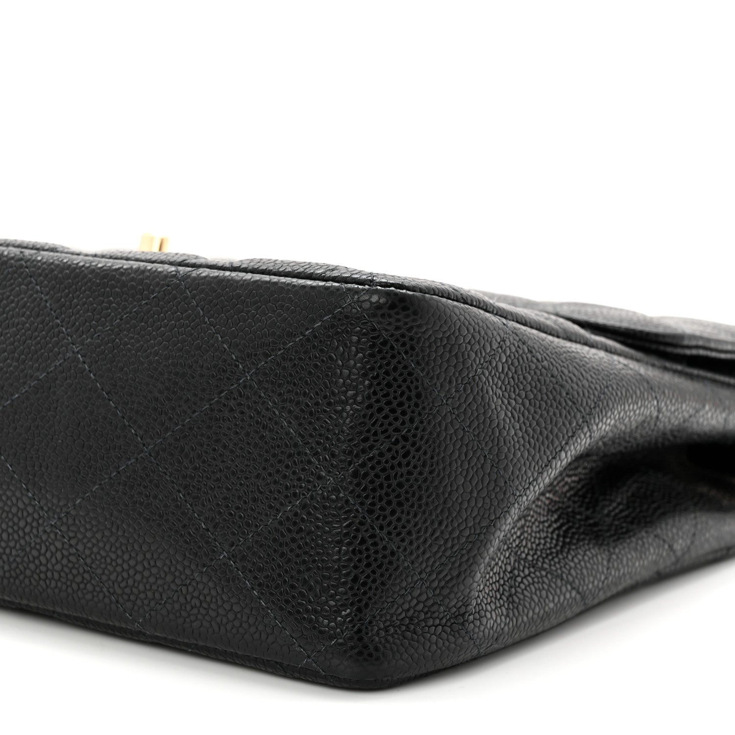 Chanel Caviar Jumbo Single Flap Black
