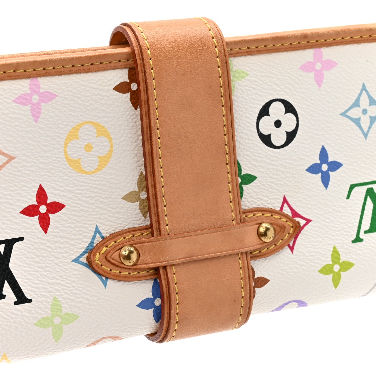 Louis Vuitton Monogram Multicolor Shirley White