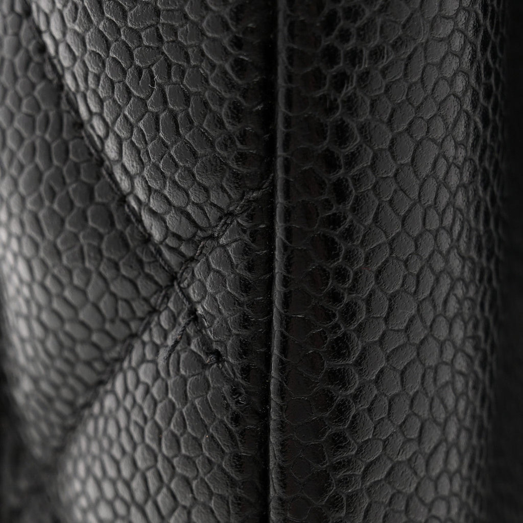 Chanel Caviar Quilted Grand Shopping Tote GST Black