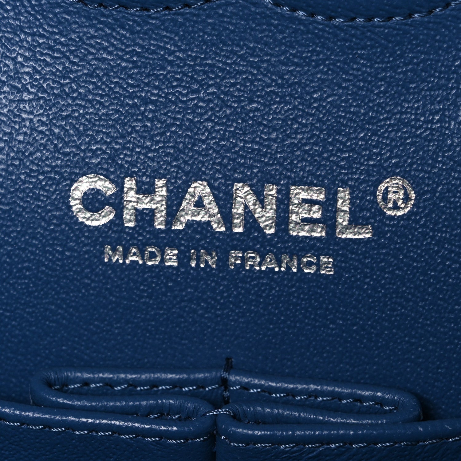 Chanel Denim Bleached Chain Medium Double Flap Blue