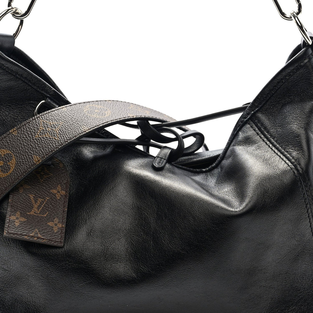 Louis Vuitton Lambskin CarryAll Cargo Vibe PM Black