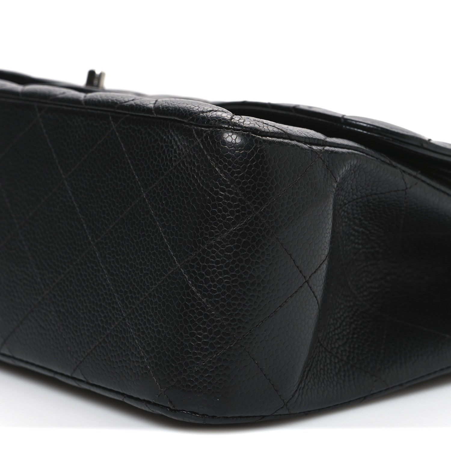 Chanel Caviar Quilted Jumbo Double Flap Black