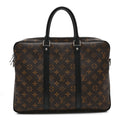 Louis Vuitton Monogram Macassar Porte-Documents Voyage PM