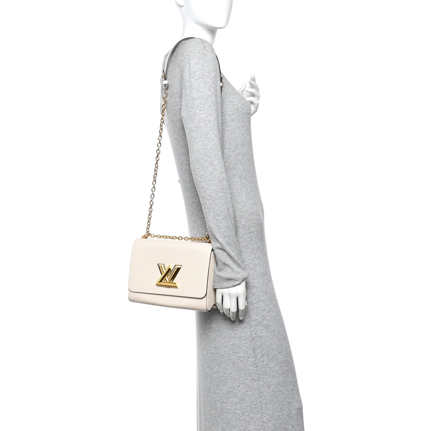 Louis Vuitton Epi Twist Shoulder Bag MM Quartz