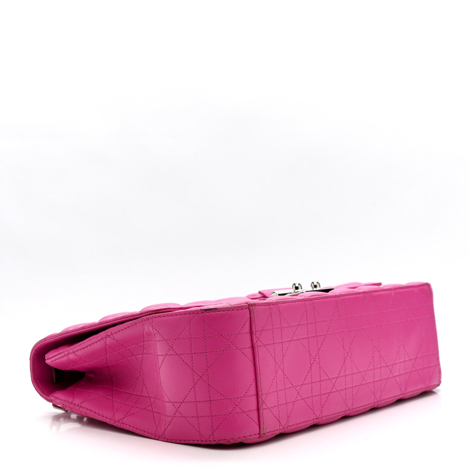 Christian Dior Lambskin Cannage Large Miss Dior Flap Sorbet