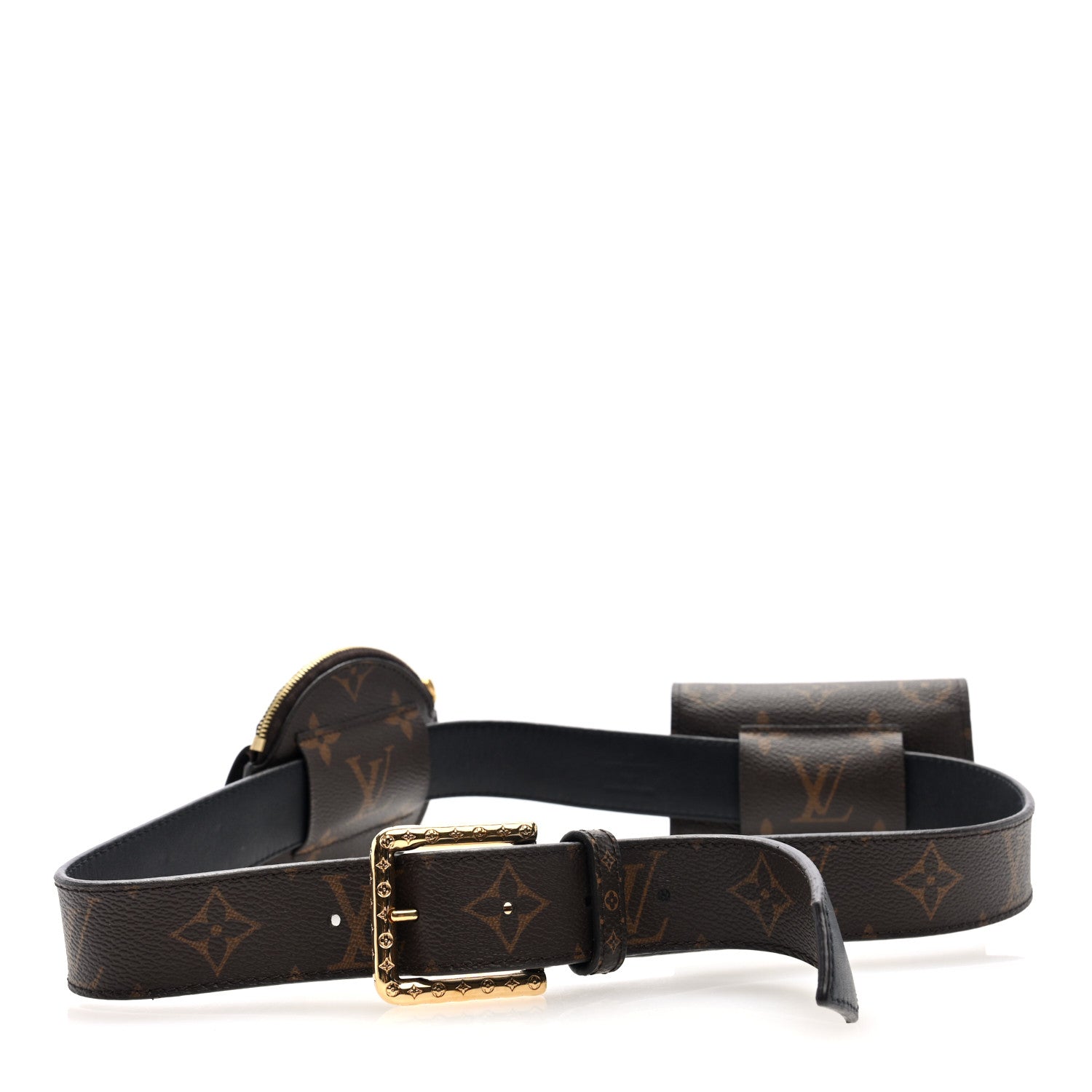 Louis Vuitton Monogram 30mm Daily Multi Pocket 80 32 Belt