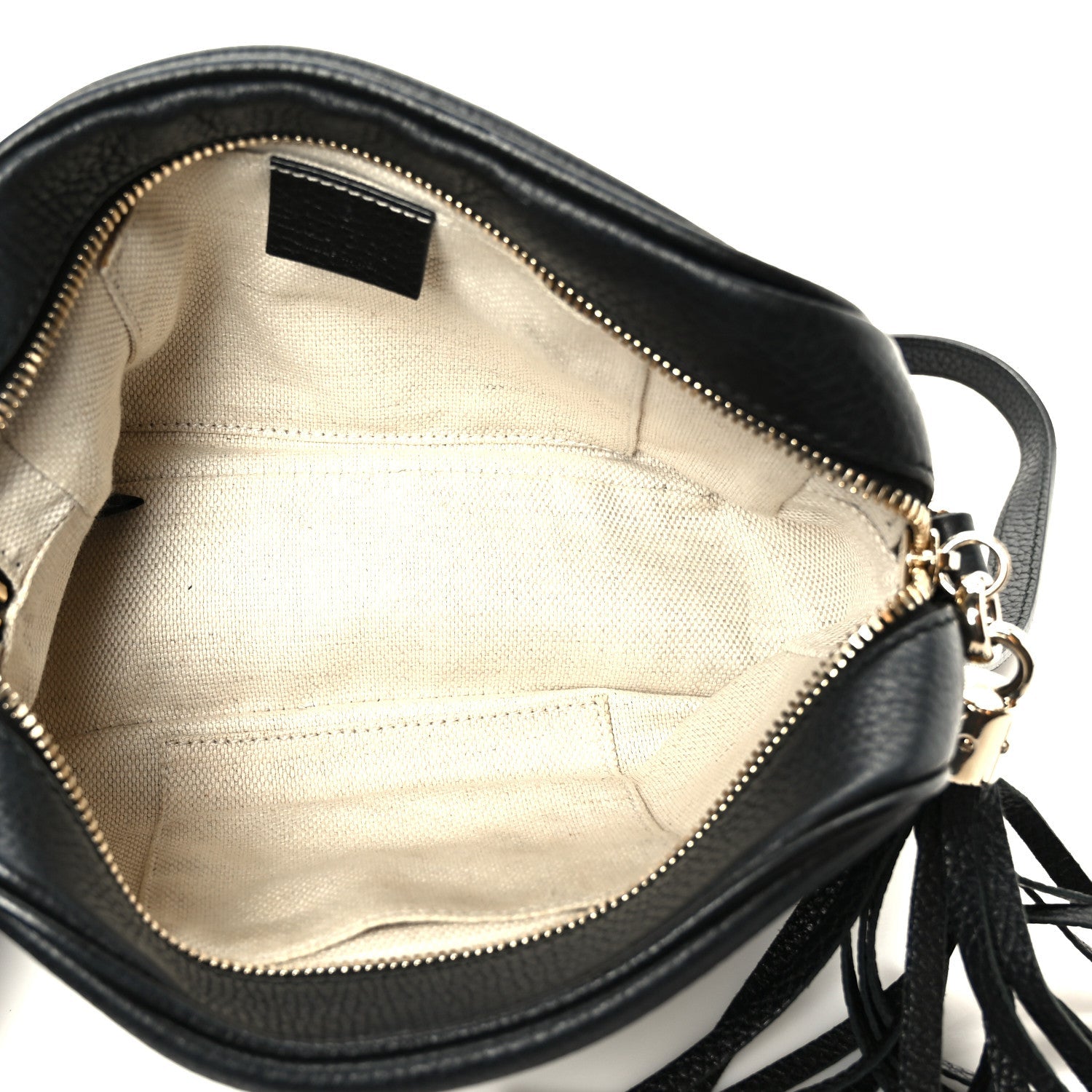 Gucci Pebbled Calfskin Small Soho Disco Bag Black