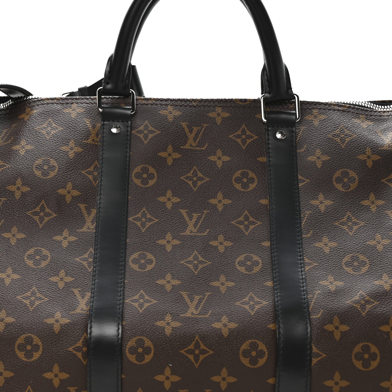 Louis Vuitton Monogram Macassar Keepall Bandouliere 55
