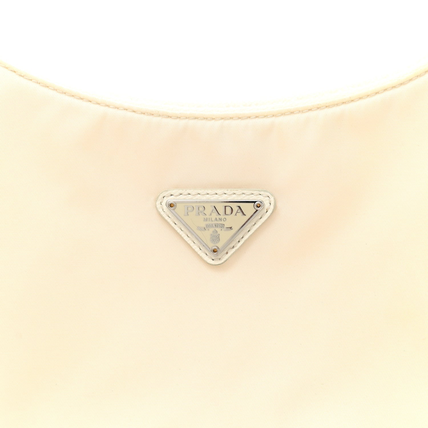 Prada Tessuto Nylon Mini Re-Edition 2000 Bag White