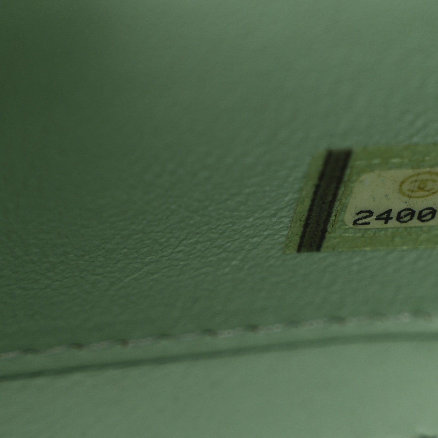 Chanel Caviar Quilted Medium CC Filigree Vanity Case Green