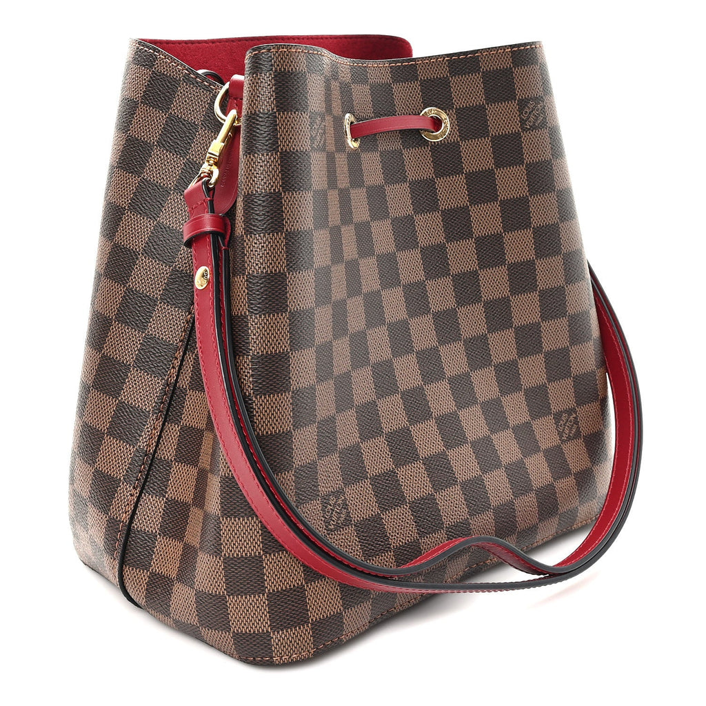 Louis Vuitton Damier Ebene Neonoe MM Cherry Berry