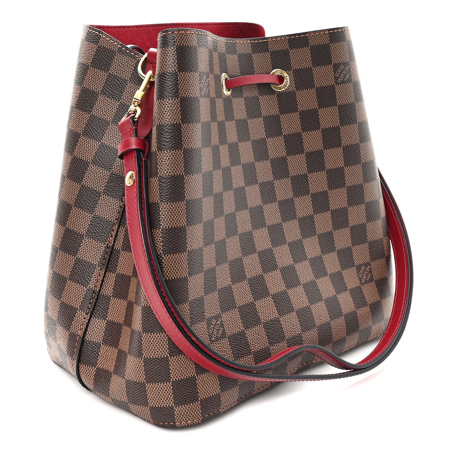 Louis Vuitton Damier Ebene Neonoe MM Cherry Berry