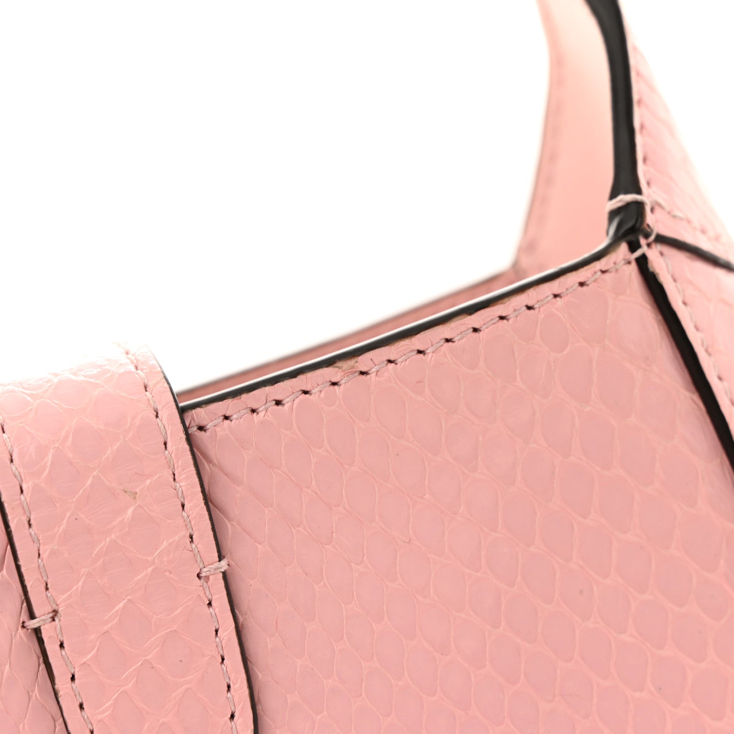 Gucci Snakeskin Mini Jackie Notte Bag Pink