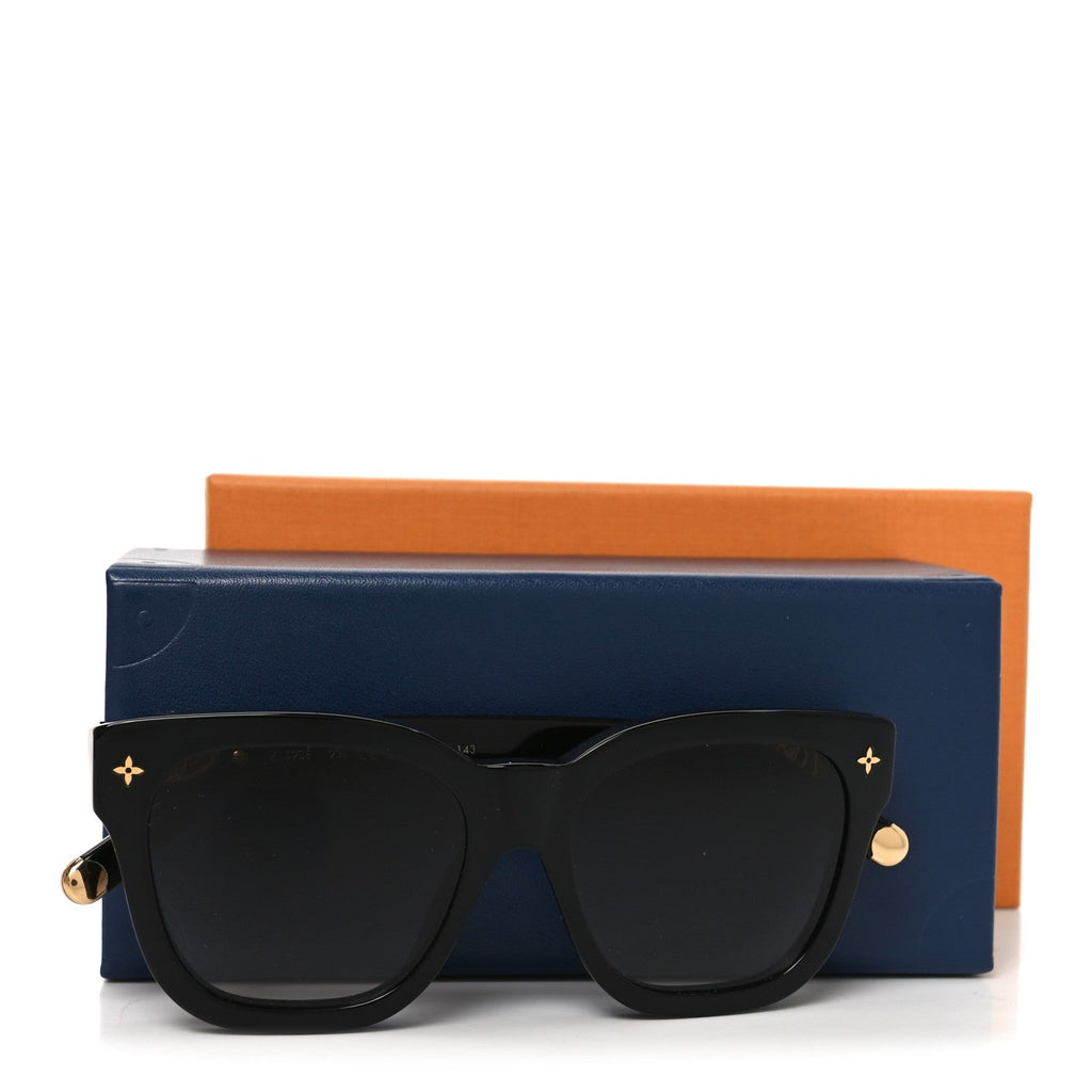 Louis Vuitton Acetate My Monogram Square Sunglasses Z1523E Black