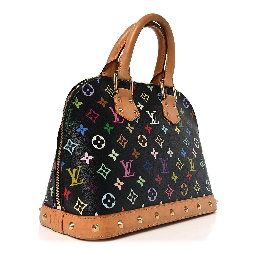 Louis Vuitton Monogram Multicolor Alma PM Black
