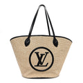 Louis Vuitton Raffia Saint Jacques Tote Black