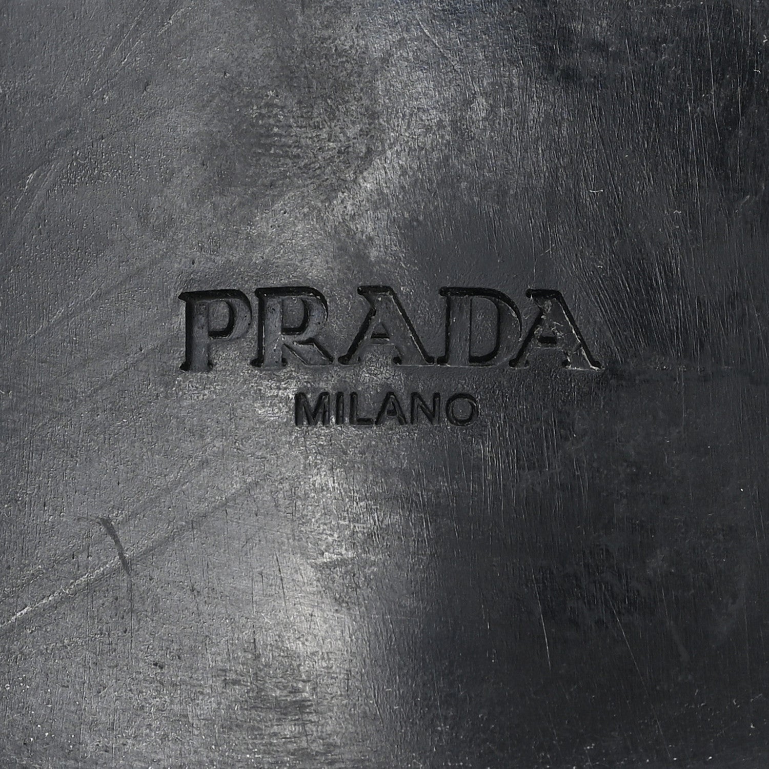 Prada Saffiano Mens Triangle Loafers 6 Black