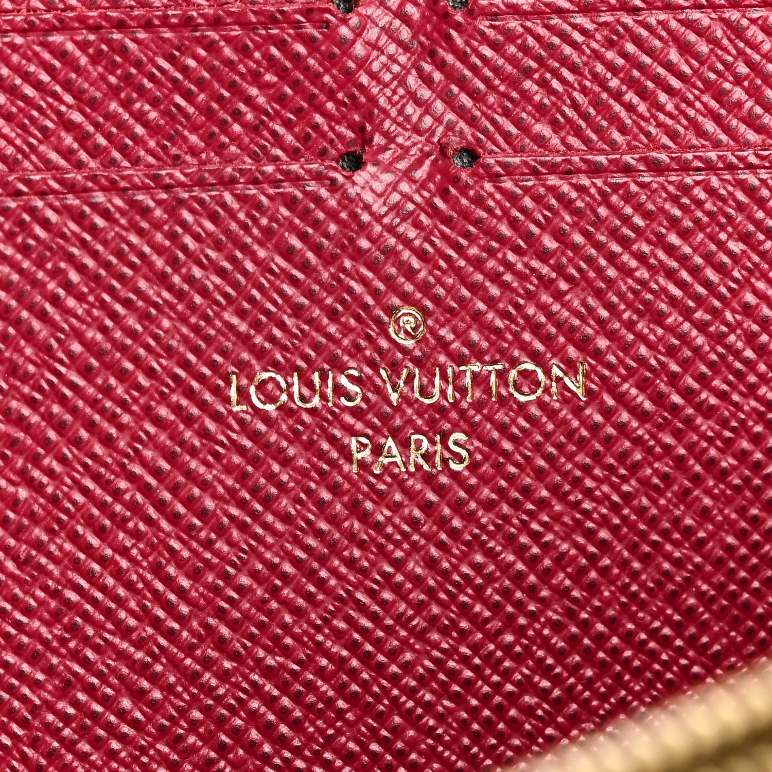 Louis Vuitton Monogram Clemence Wallet Fuchsia