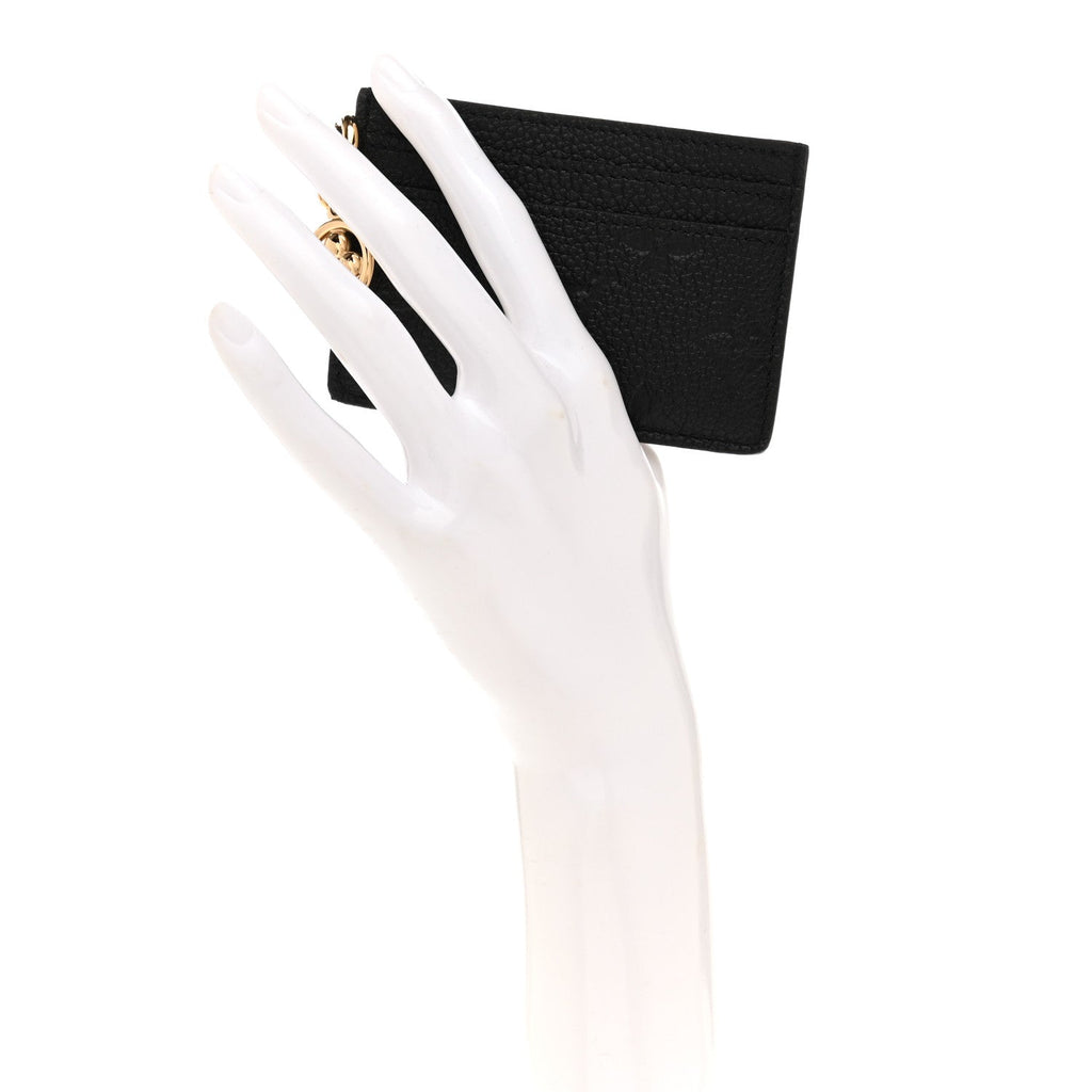 Louis Vuitton Empreinte Monogram LV Charms Card Holder Black