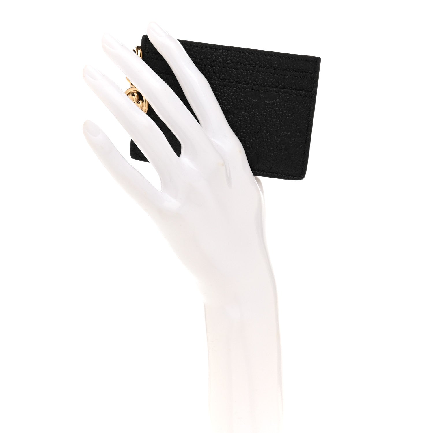 Louis Vuitton Empreinte Monogram LV Charms Card Holder Black
