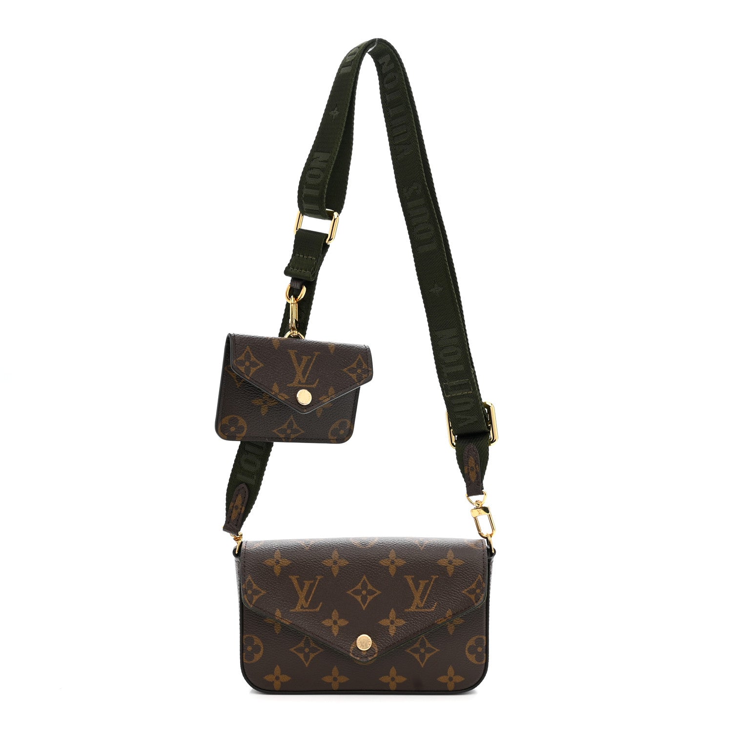 Louis Vuitton Monogram Felicie Strap & Go Kaki