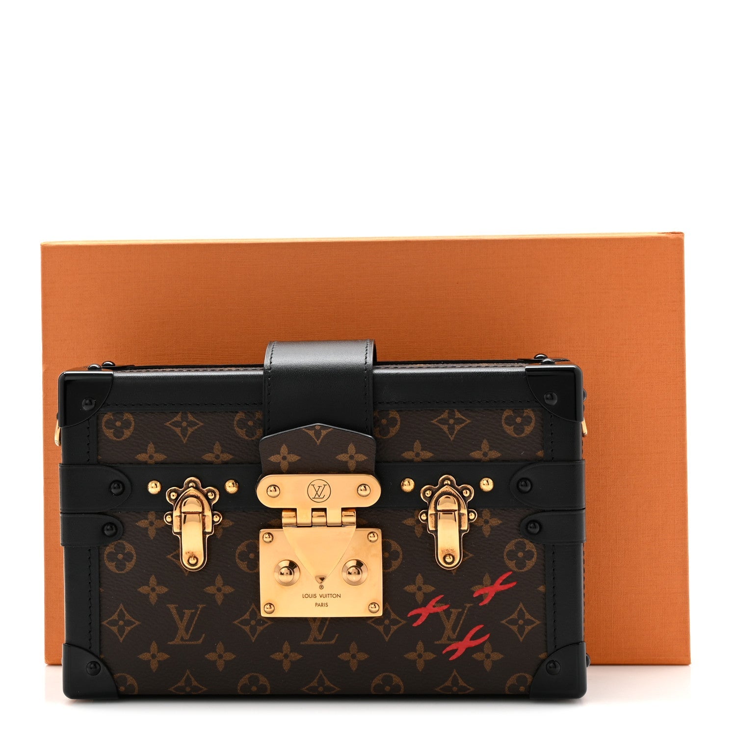 Louis Vuitton Monogram Petite Malle Black