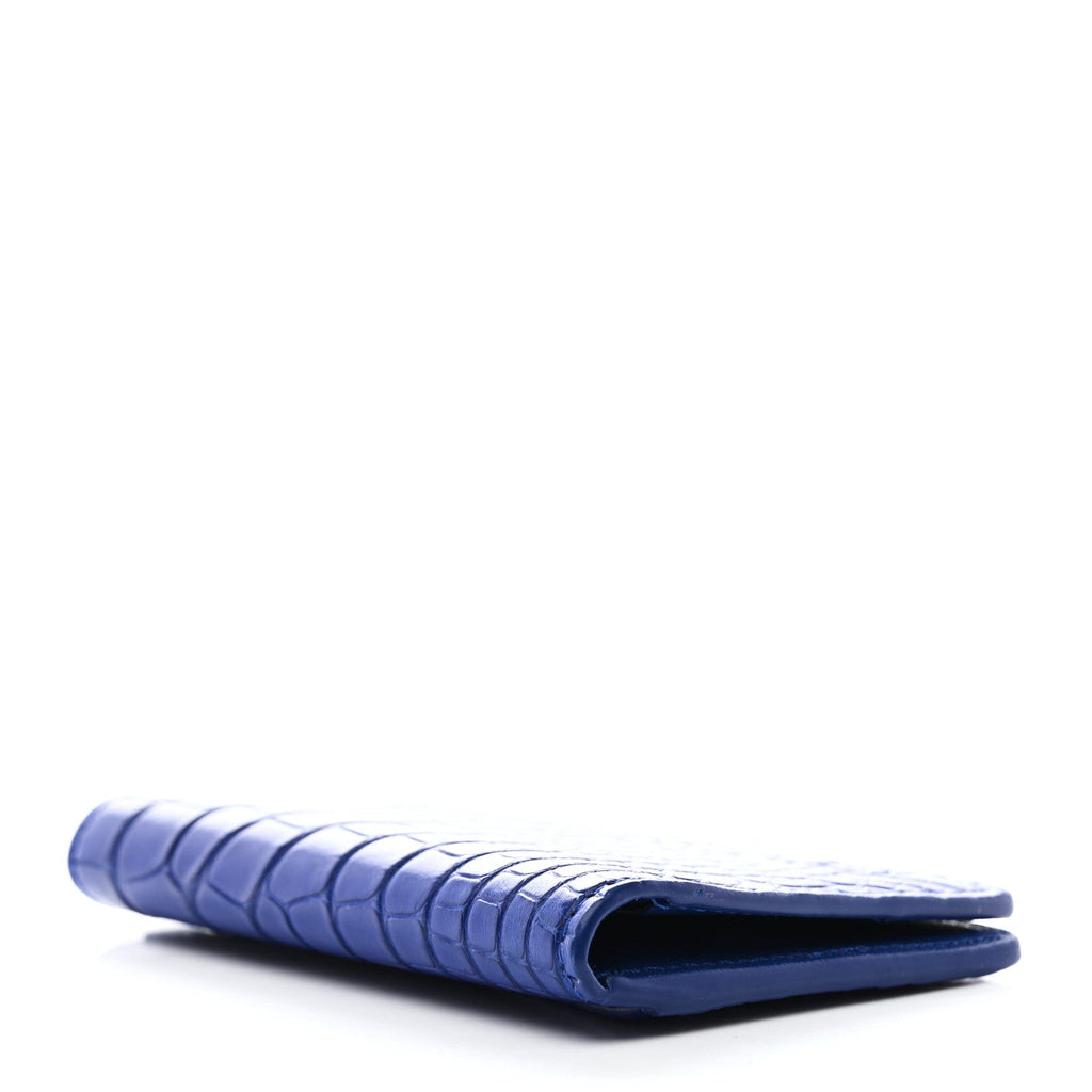 Louis Vuitton Crocodile Pocket Organizer Bleu De Methylene