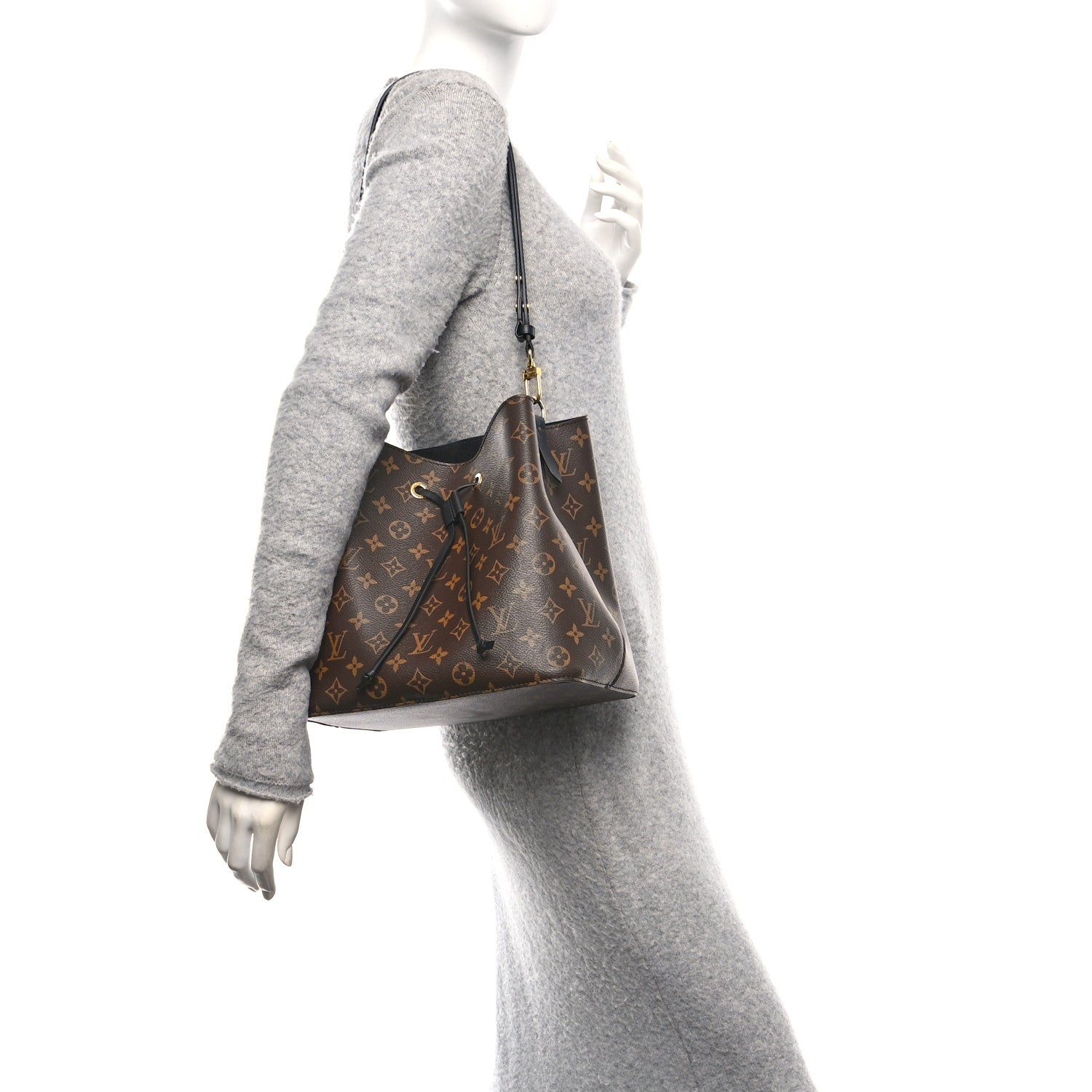 Louis Vuitton Monogram Neonoe MM Black