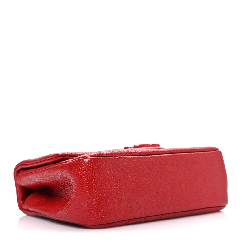 Chanel Caviar Quilted Mini Incognito Square Flap Red